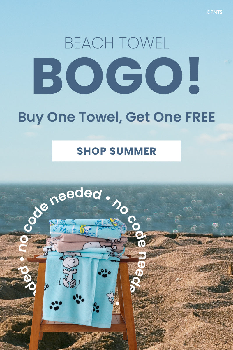 Beach Towel BOGO!

Buy One Towel Get One FREE

no code needed

Shop Summer