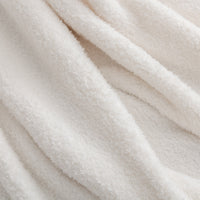 Close-up of soft, beige fabric texture