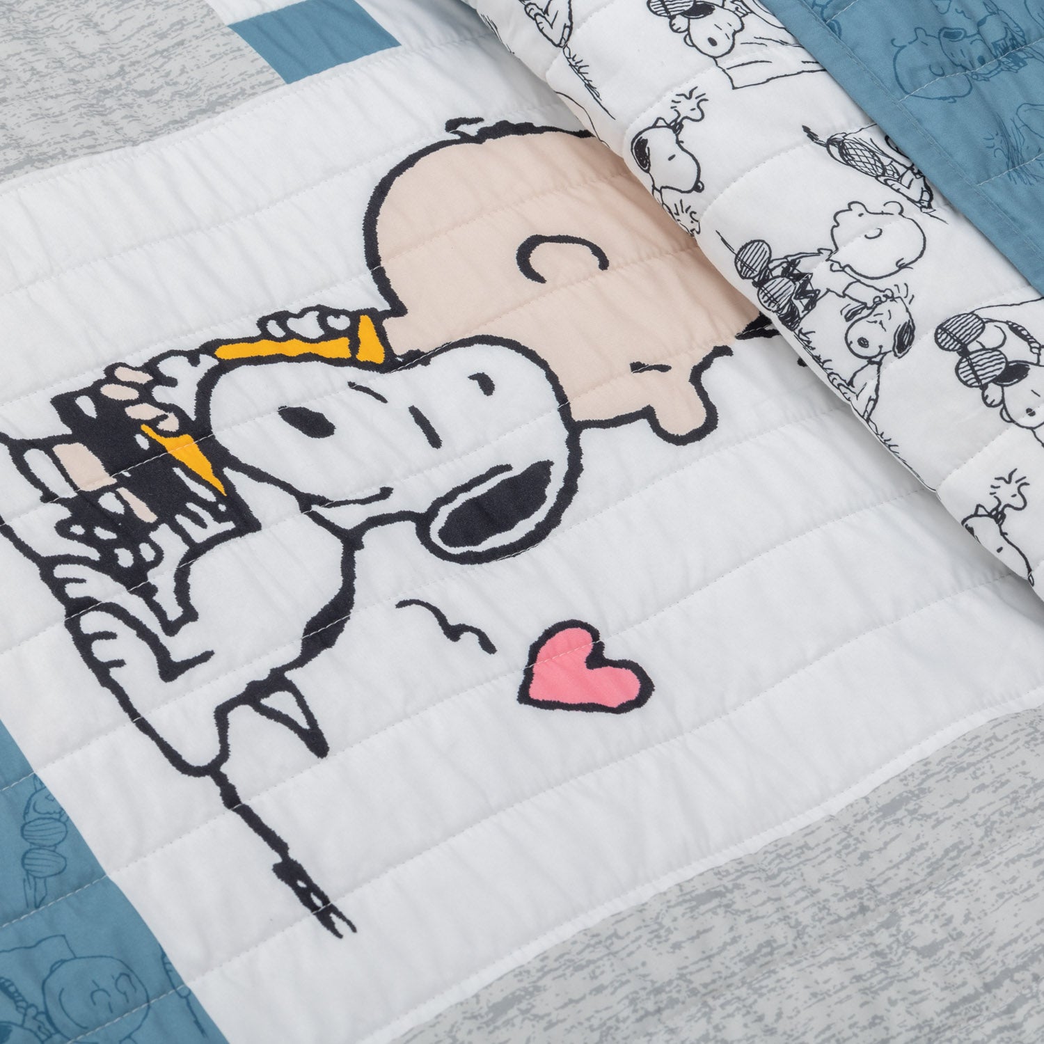 Peanuts® Patchwork Quilt Set | Peanuts | Berkshire Blanket and
