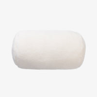 White cylindrical object on a white background