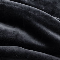 Close-up of Premium VelvetLoft® velvety plush in Black