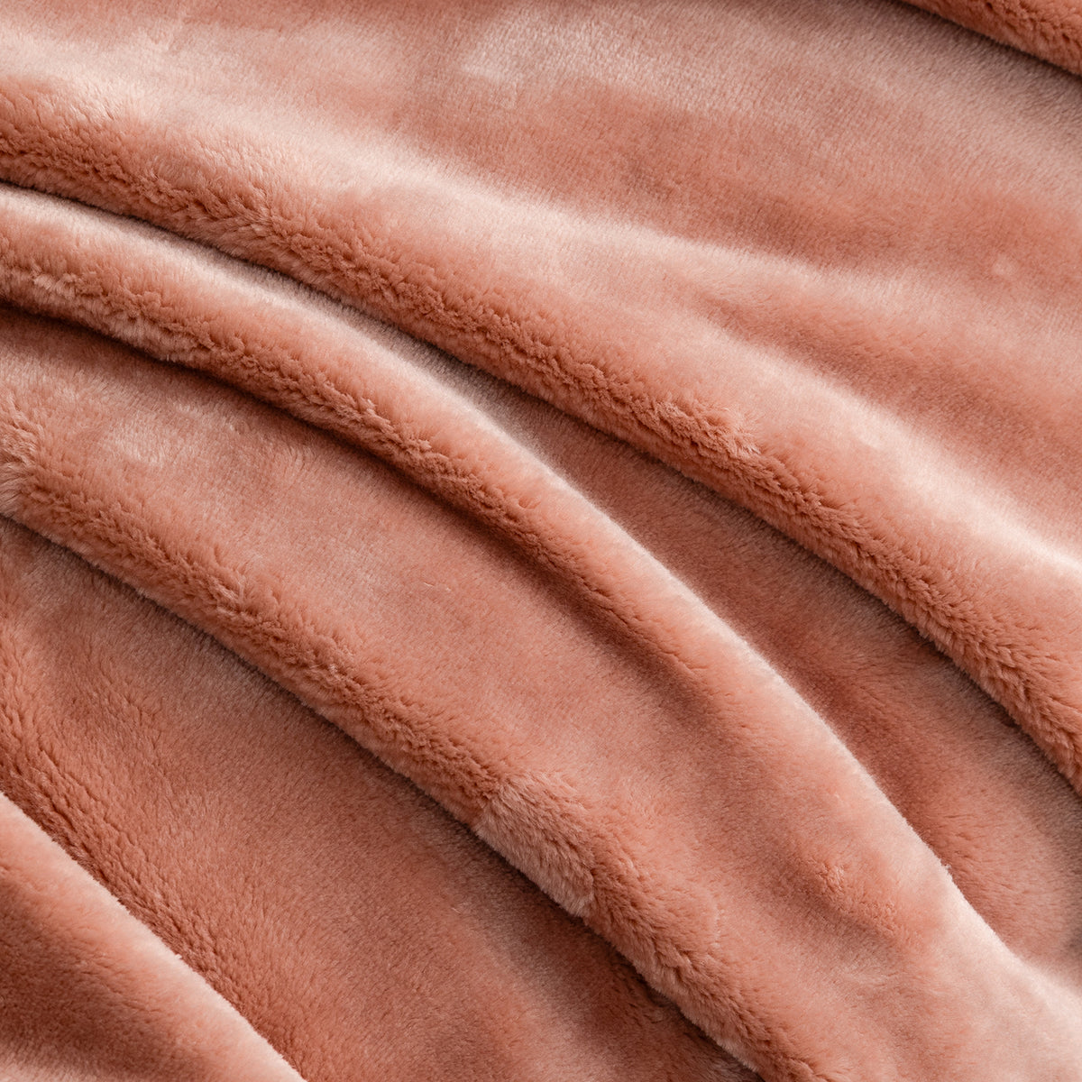Close-up of Premium VelvetLoft® velvety plush in Cafe Blush