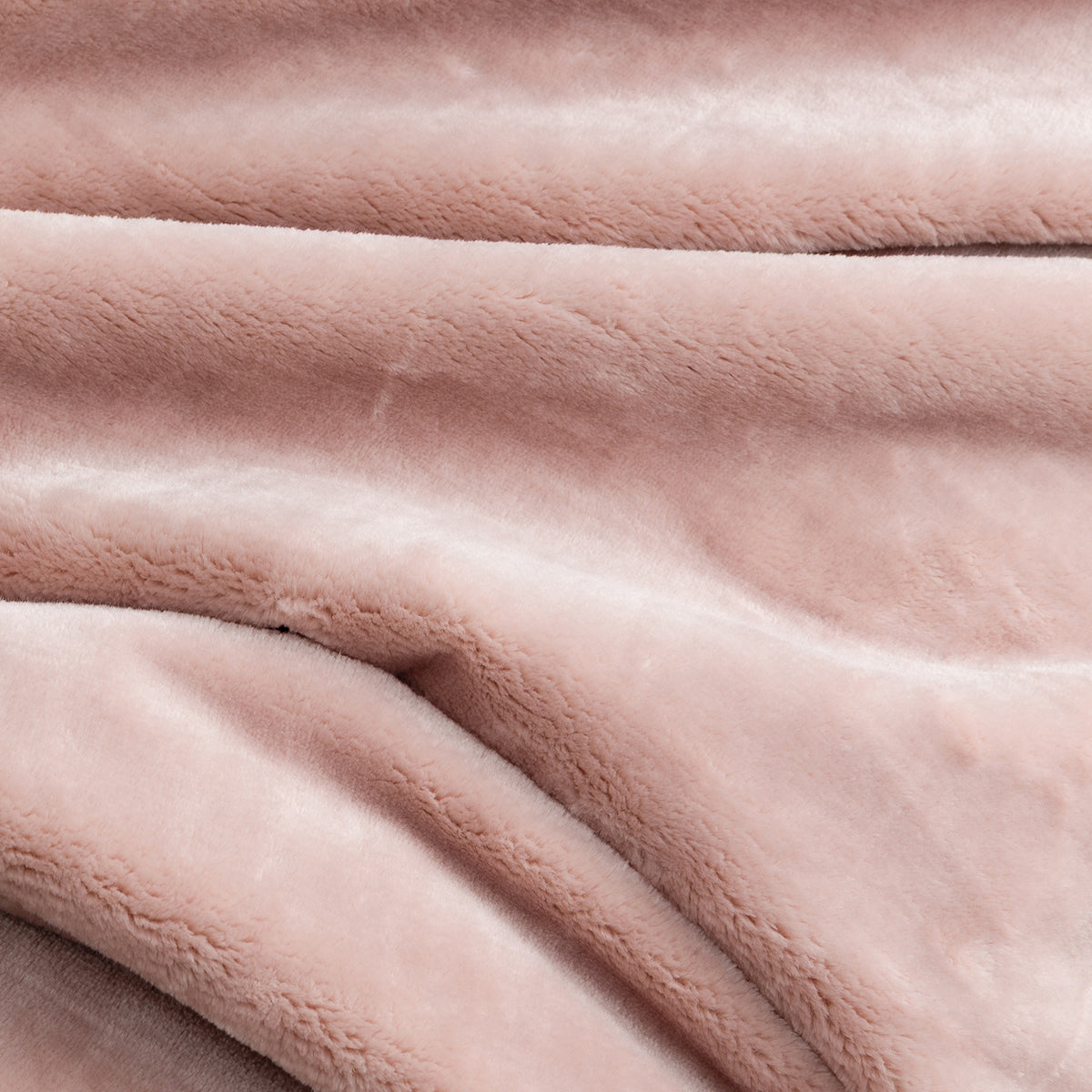 Close-up of Premium VelvetLoft® velvety plush in Rose Smoke