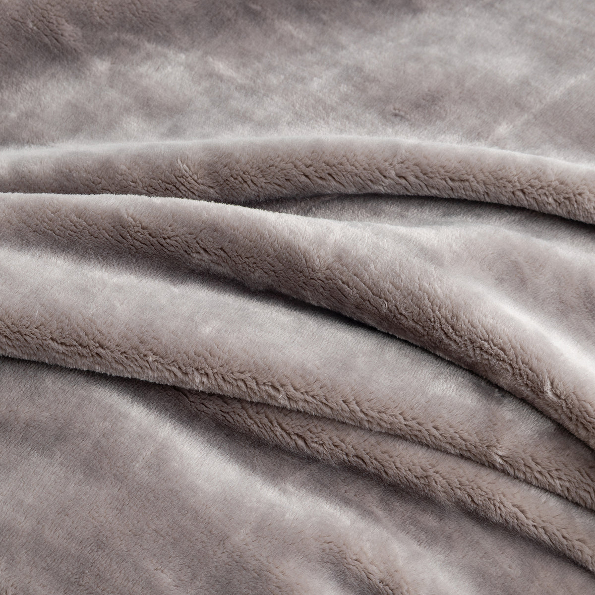 Close-up of Premium VelvetLoft® velvety plush in Wild Dove