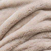 Close-up of Premium Extra-Fluffy™ high-pile plush in Grain