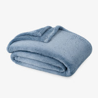 Premium Extra-Fluffy™ Blanket in Arona, folded on a white background