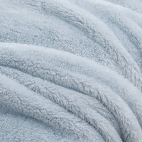 Close-up of Premium Extra-Fluffy™ high-pile plush in Arctic Blue
