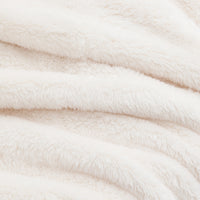 Close-up of Premium Extra-Fluffy™ high-pile plush in Cream