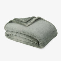 Premium Extra-Fluffy™ Blanket in Rolling Hills, folded on a white background